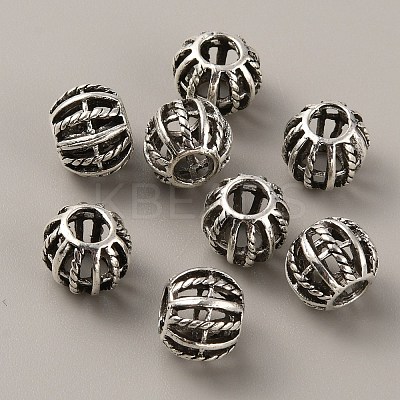 Tibetan Style Alloy European Beads FIND-TAC0002-065F-01-1