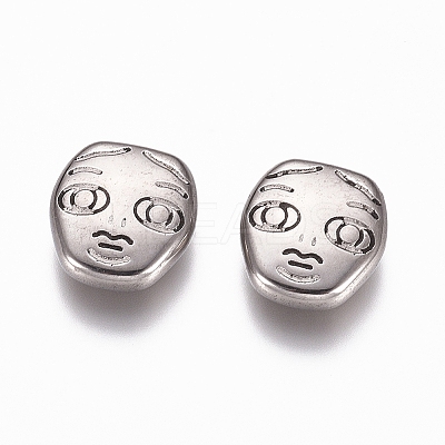 Non-Tarnish 304 Stainless Steel Cabochons LS-STAS-G218-13P-1
