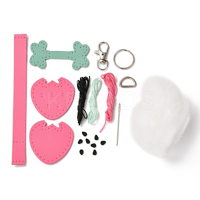 DIY Strawberry Keychain Kits DIY-A009-06-1