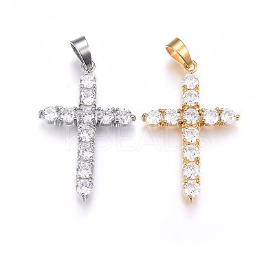 304 Stainless Steel Pendants STAS-E439-88-1