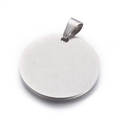 Tarnish Resistant 304 Stainless Steel Stamping Blank Tag Pendants LS-STAS-L218-03P-1