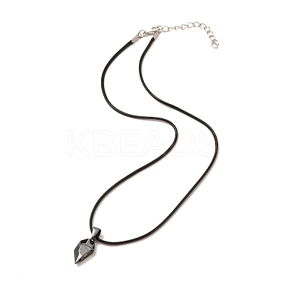 Rack Plating Alloy Heart Pendant Necklaces Sets NJEW-B081-07B-1