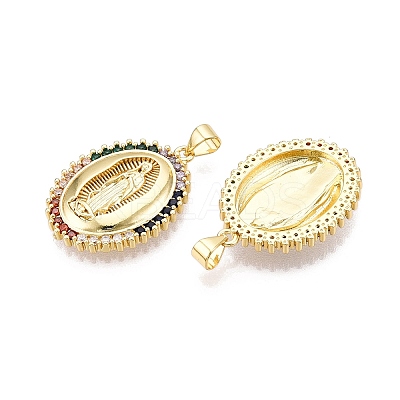 Brass Micro Pave Cubic Zirconia Pendants ZIRC-N039-047-NF-1