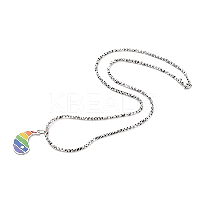 Rainbow Pride Necklace LS-STAS-M292-02P-1