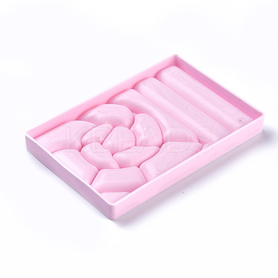 (Clearance Sale)Nail Art Plastic Color Palettes MRMJ-WH0060-30A-1