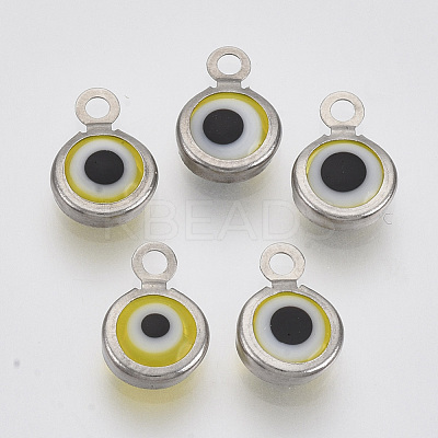 Handmade Lampwork Charms STAS-T041-01-08-1