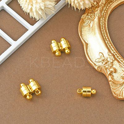 Brass Magnetic Clasps KK-YW0001-57G-1