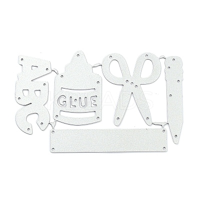 Study Supplies Carbon Steel Cutting Dies Stencils DIY-P076-50-1