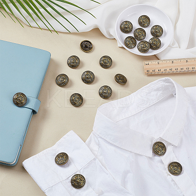 1-Hole Alloy Buttons FIND-FG0004-58A-1