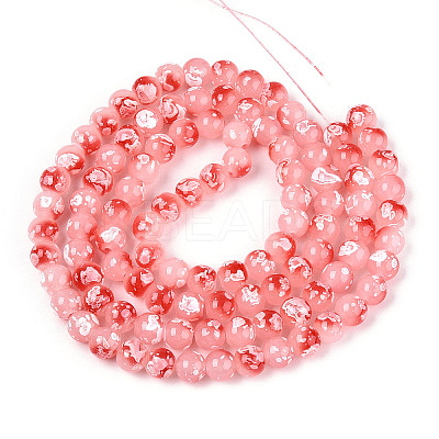 Baking Paint Glass Beads X1-DGLA-N015-8mm-03-1