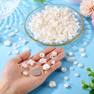 ABS Plastic Imitation Pearl Beads KY-TA0001-52-1