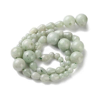 Natural Chinese Jade Beads Strands G-B138-A01-01-1