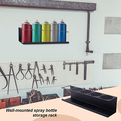 Zinc Alloy Wall Mounted Cylinder Tube Display Rack AJEW-WH0542-049-1