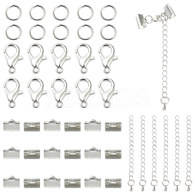 50 Pieces DIY Ribbon Ends Making Kits DIY-YW0001-99A-P-1