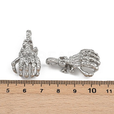 Halloween Theme 304 Stainless Steel Pendants STAS-A120-04A-P-1
