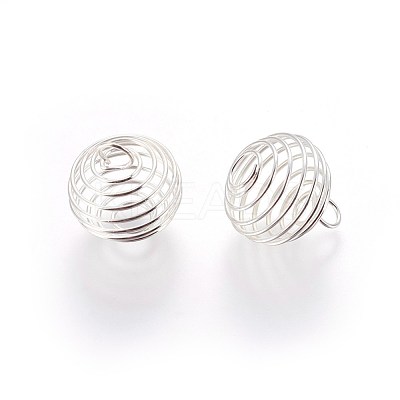 Iron Wire Pendants IFIN-R231-14mm-S-1