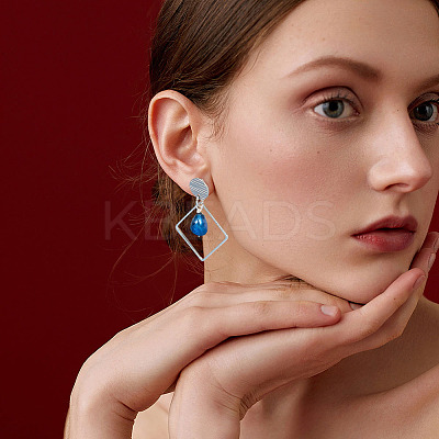 24Pcs 12 Style 304 Stainless Steel Ear Stud Findings STAS-AR0002-01-1