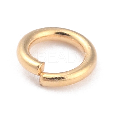 Rack Plating Brass Jump Rings LS-X-KK-O139-18B-G-1