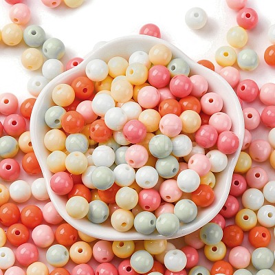 Opaque Acrylic Beads SACR-Q004-02A-1