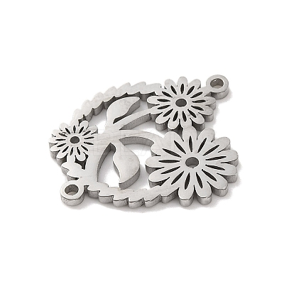 Non-Tarnish 304 Stainless Steel Hollow Connector Charms LS-STAS-Z069-05P-1