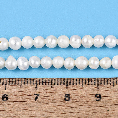 Natural Cultured Freshwater Pearl Beads Strands PEAR-N013-04G-1