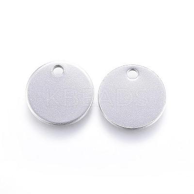 Tarnish Resistant 304 Stainless Steel Charms STAS-G124-27P-8mm-1