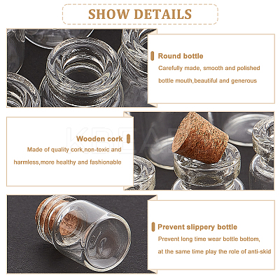 DIY Wish Bottle Pendant Decoration Making Kit DIY-BC0006-59-1