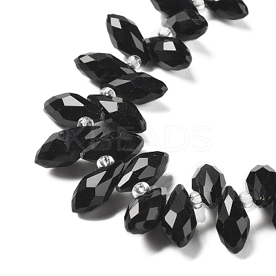 Electroplate Glass Beads Strands EGLA-XCP0001-18-1