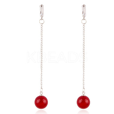Alloy Stud Dangle Earrings EJEW-K072-18A-1