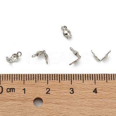 Tarnish Resistant 304 Stainless Steel Bead Tips A-STAS-G127-06P-1