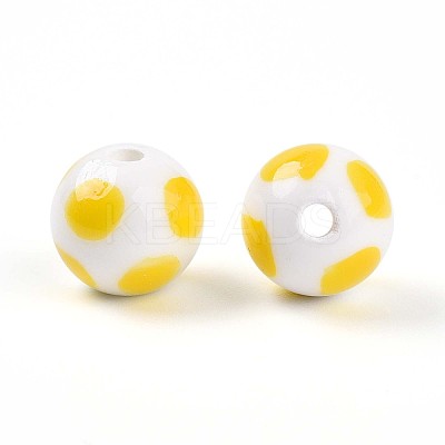Handmade Porcelain Beads PORC-N009-04A-1