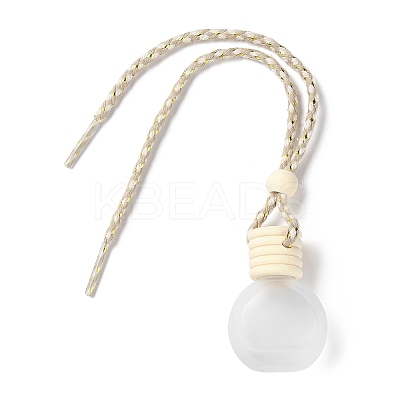 Glass Perfume Bottles Air Freshener Diffuser Bottle Hanging Ornament AJEW-P111-01D-1