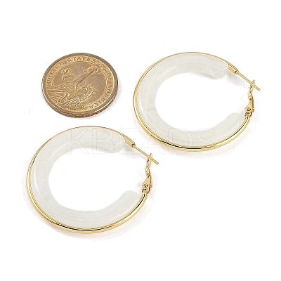 304 Stainless Steel Hoop Earrings For Women LS-EJEW-B113-02G-04-1