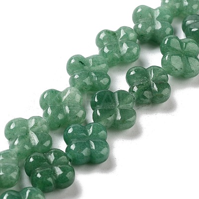 Natural Green Aventurine Beads Strands G-P520-A02-01-1
