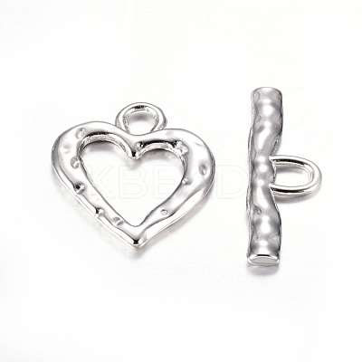 Tibetan Style Toggle Clasps TIBE-S002-P-LF-1