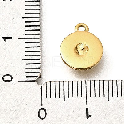 304 Stainless Steel Rhinestone Charms STAS-M109-13G-1