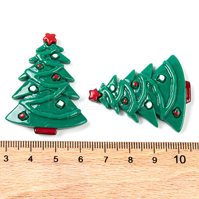 Christmas Decorations Theme Opaque Resin Decoden Cabochons RESI-Z026-01S-1