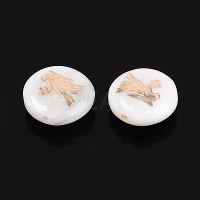 Natural Freshwater Shell Beads SHEL-N037-02J-G-1