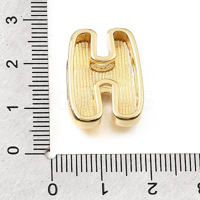 Brass Slide Charms KK-E802-33G-H-1