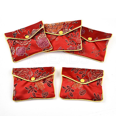 Embroidery Damask Cloth Pouches ABAG-WH0023-04B-01-1