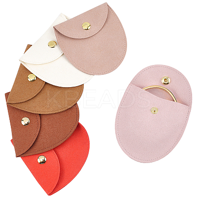 6Pcs 6 Colors Microfiber Jewelry Storage Bags ABAG-PH0001-40A-1