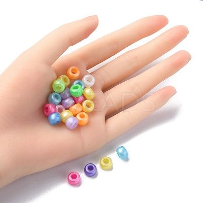 Plastic Pearlized Beads KY-YW0001-37-1