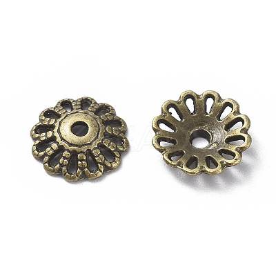 Tibetan Style Bead Caps LS-X-MLF1413Y-NF-1
