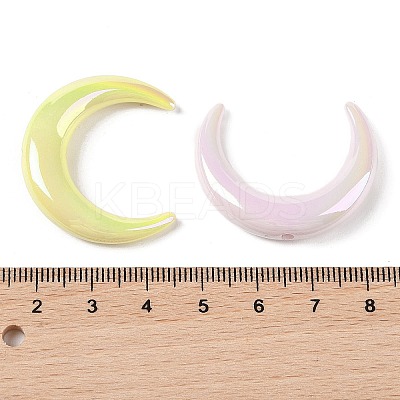 Opaque Acrylic Beads X-OACR-G035-06-1