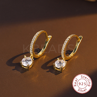 925 Sterling Silver Hoop Earrings PW6200-1