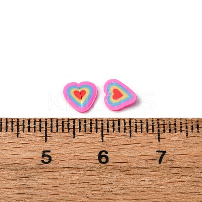 Handmade Polymer Clay Cabochons and Plastic Beads for DIY Jewelry Making Findings CLAY-B007-04H-1