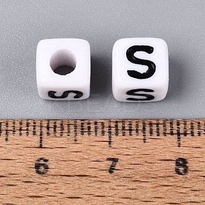 Opaque Acrylic Beads SACR-N020-04A-S-1