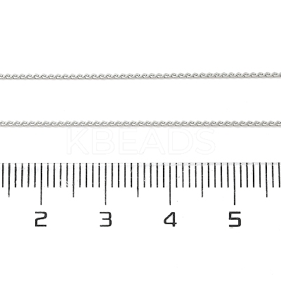 Non-Tarnish 304 Stainless Steel Serpentine Chain Necklace for Men Women NJEW-G076-01A-P-1
