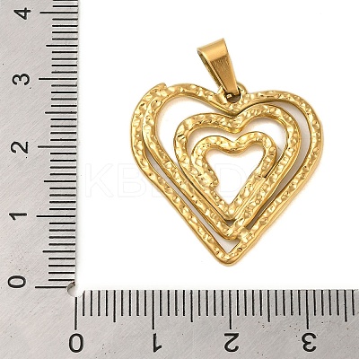 Ion Plating(IP) 304 Stainless Steel Pendants STAS-C103-18B-G-1