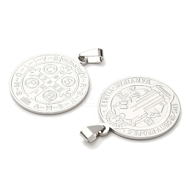 304 Stainless Steel Pendants STAS-C057-01P-B-1